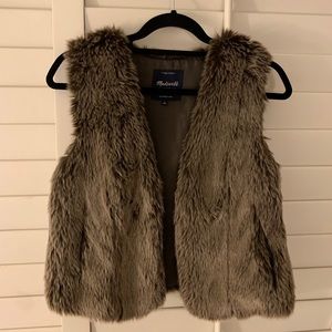 Madewell Faux Fur Vest